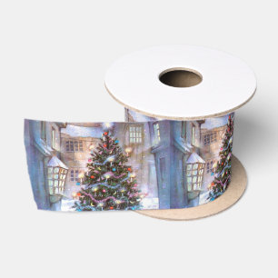 Weihnachtsbaum Vintage Satinband