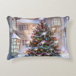 Weihnachtsbaum Vintage Zierkissen