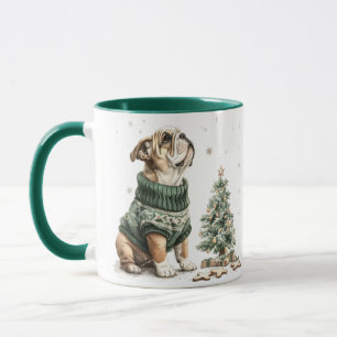 Weihnachtsbaum von Bulldog Tasse