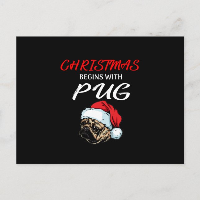 Weihnachtsbaum von Pitbull, bedeckt durch Blitzlic Postkarte (Vorderseite)