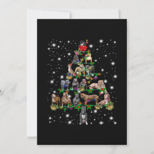 Weihnachtsbaum von Pitbull, gedeckt durch Blitzlic Dankeskarte