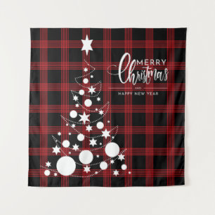 Weihnachtsbaum Wandteppich