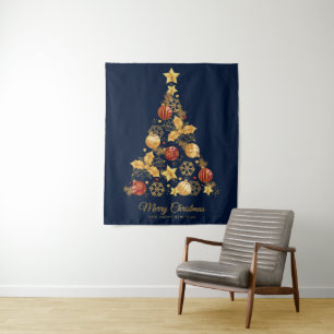 Weihnachtsbaum Wandteppich