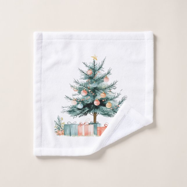 Weihnachtsbaum Waschlappen (Waschlappen)