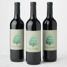 Weihnachtsbaum Wasserfarbe