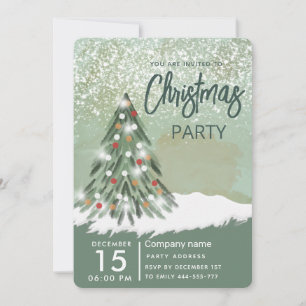 Weihnachtsbaum Weihnachten Weihnachten Party Einladung