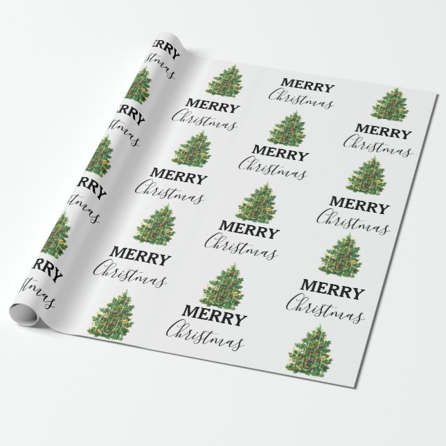 Weihnachtsbaum Weihnachten Weihnachten Weihnachten Geschenkpapier (Ungerollt)