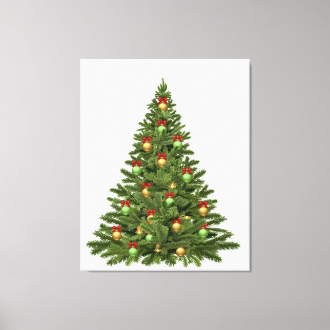 Weihnachtsbaum Weihnachtsfeiertage Weihnachtsbaum Leinwanddruck (Vorderseite)