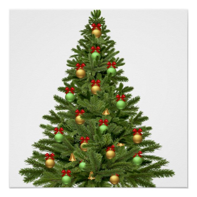 Weihnachtsbaum Weihnachtsfeiertage Weihnachtsbaum Poster (Vorderseite)