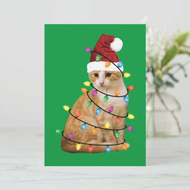 Weihnachtsbaum Weihnachtsfest Weihnachten Weihnach Einladung (Stehend Vorderseite)