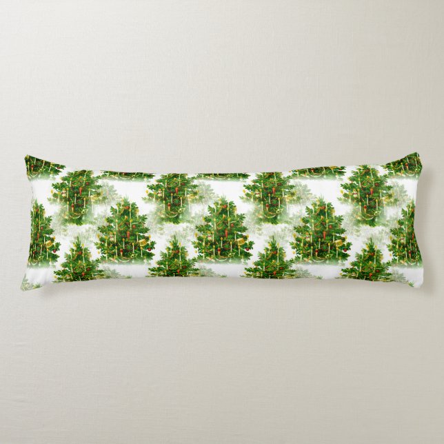Weihnachtsbaum Weihnachtsgeschenke Dekorationen Seitenschläferkissen (Vorderseite)
