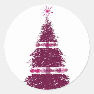 Weihnachtsbaum Weihnachtsgrußkarten Aufkleber