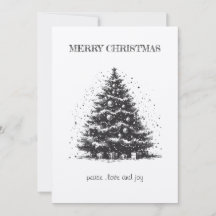 Weihnachtsbaum Weihnachtskarte