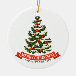 Weihnachtsbaum Weinkultur und Erde Keramikornament
