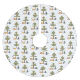 Weihnachtsbaum Winter Familiengeschenke Polyester Weihnachtsbaumdecke