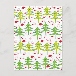 Weihnachtsbaum Winter Postkarte