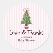 Weihnachtsbaum Winter Rosa Süße Babyparty