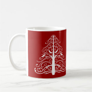 Weihnachtsbaum Winterhochzeit Kaffeetasse