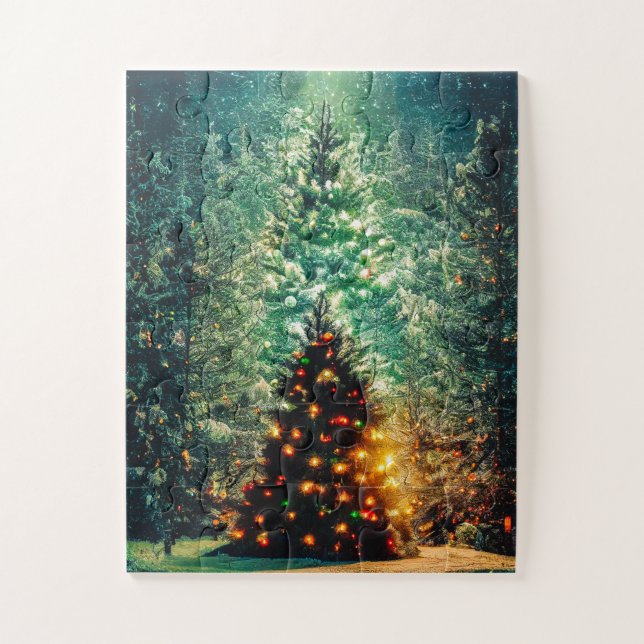 Weihnachtsbaum Winterschneefantasie (Vertikal)