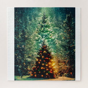Weihnachtsbaum Winterschneefantasie
