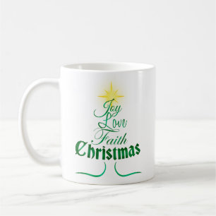 Weihnachtsbaum Word Art Holiday Kaffeetasse