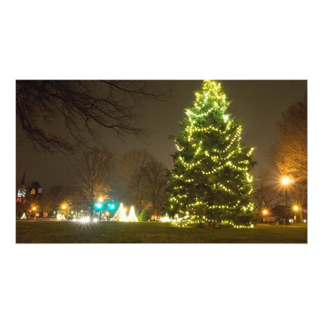 Weihnachtsbaum, Worthington, Ohio Fotodruck (Vorne)