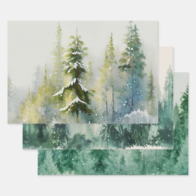 Weihnachtsbaum-Wrapping Paper vom Weihnachtsmann Geschenkpapier Set (Set)