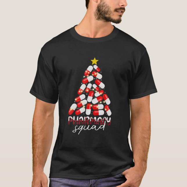 Weihnachtsbaum Xmas Lights Mens Frauen Yo T-Shirt (Vorderseite)