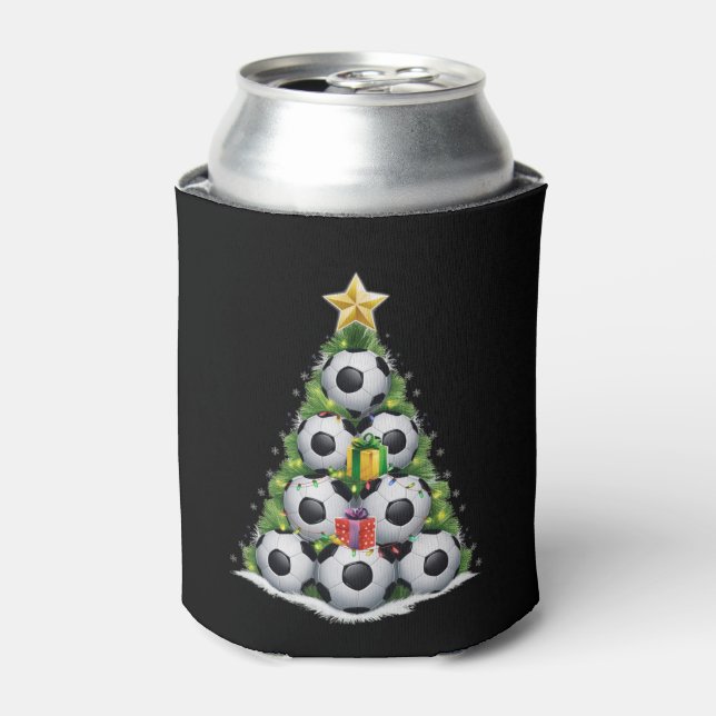 Weihnachtsbaum Xmas Spielerjungen Dosenkühler (Kanne Vorderseite)