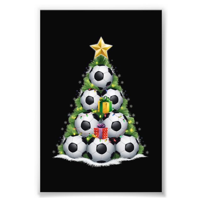 Weihnachtsbaum Xmas Spielerjungen Fotodruck (Vorne)