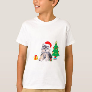 Weihnachtsbaum, Yorkshire-Welpe & Geschenke T-Shirt