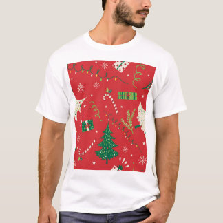 Weihnachtsbaum: Ziergestaltung. T-Shirt