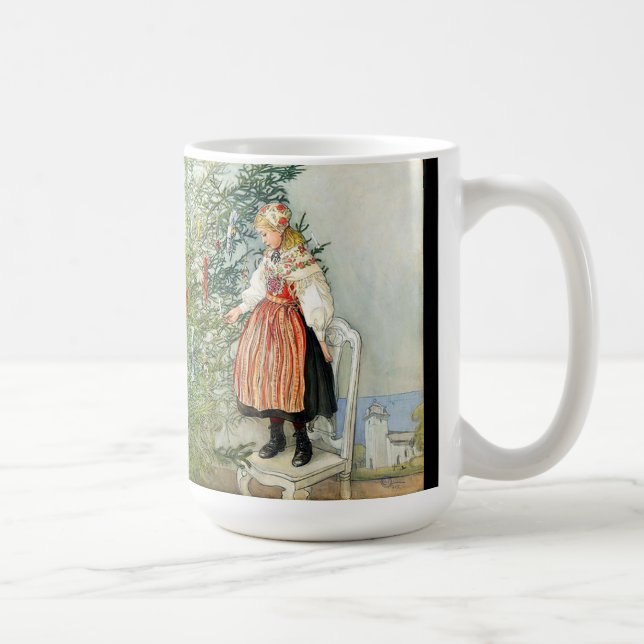 Weihnachtsbaum-Zutat-Kostüm-Tasse Karls Larsson Kaffeetasse (Rechts)