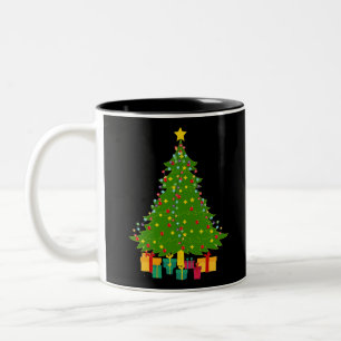 Weihnachtsbaum Zweifarbige Tasse