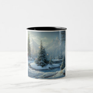 Weihnachtsbaum Zweifarbige Tasse