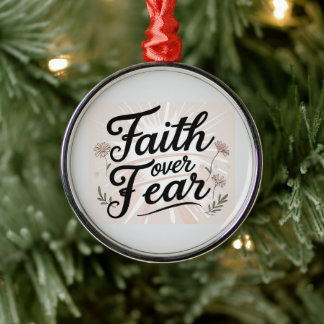 Weihnachtsbaumanhänger | Glaube inspiriert Ornament Aus Metall