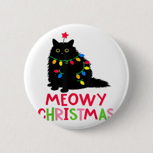 Weihnachtsbaumbeleuchtung Schwarze Katzen Schlafan Button