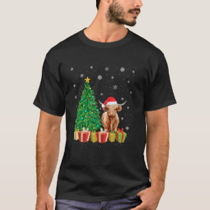 Weihnachtsbaumbeleuchtung Weihnachtsmannhut Highla T-Shirt