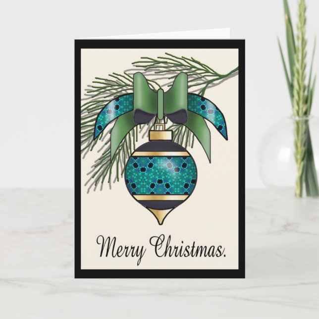 Weihnachtsbaumchen - 02 feiertagskarte (Vorderseite)