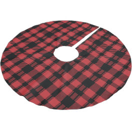 Weihnachtsbaumdecke aus Red Tartan