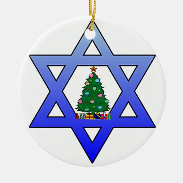 Weihnachtsbaumdekoration Keramik Ornament (Vorne)