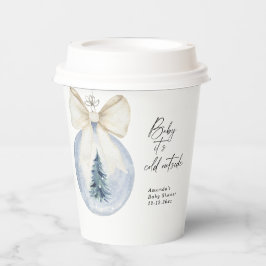 Weihnachtsbaumdekoration mit Bugbabusdusche Pappbecher