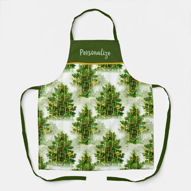 Weihnachtsbaumdekoration Schürze (Vorderseite)
