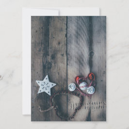 Weihnachtsbaumdekorationen Feiertagskarte