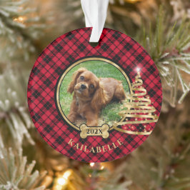Weihnachtsbaumdekorationen, Karierter Tartan Ornament