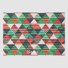 Weihnachtsbaumdesign voller Farben glücklich neu Seidenpapier