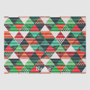 Weihnachtsbaumdesign voller Farben glücklich neu Seidenpapier