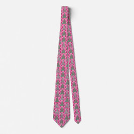 Weihnachtsbäume auf heiß rosa krawatte