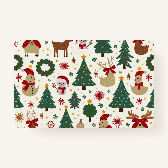 Weihnachtsbäume Ausweis (Vorderseite)