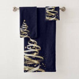 Weihnachtsbaume Badhandtuch Set